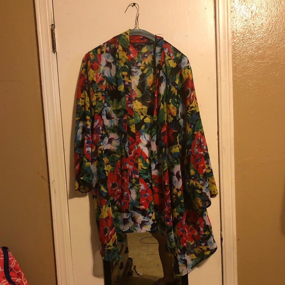 Floral cover up
